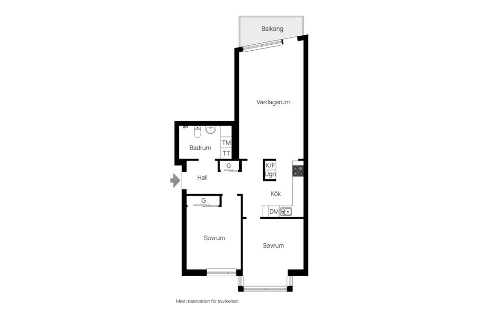 Bostadsrätt, Redargatan 6, Hammarby Sjöstad, Stockholm