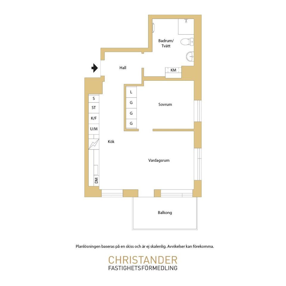 Bostadsrätt, Bohusgatan 11 B, Centrum, Göteborg