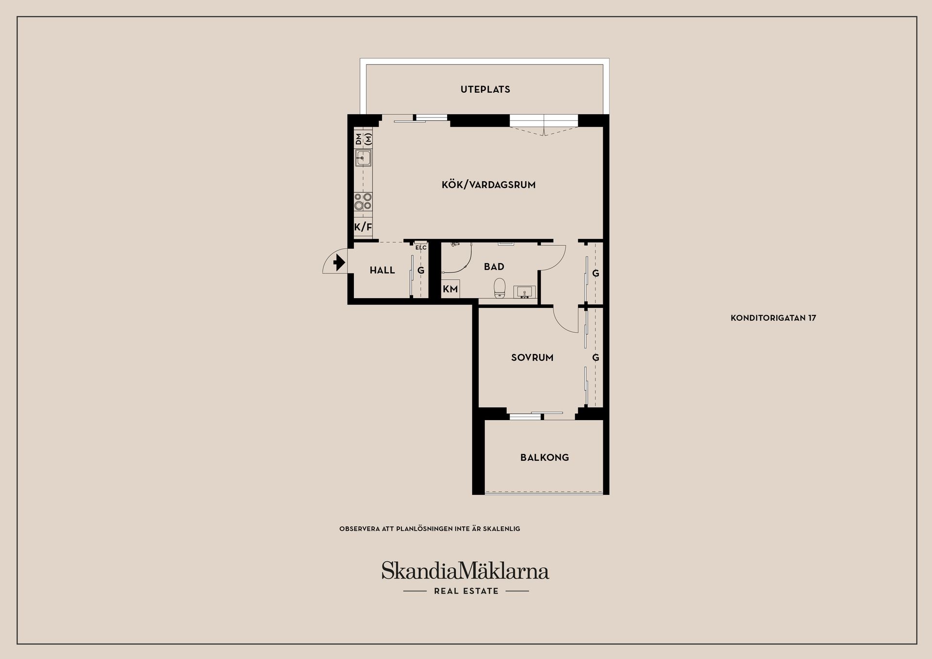 Bostadsrätt, Konditorigatan 17, Tullholmsviken, Karlstad