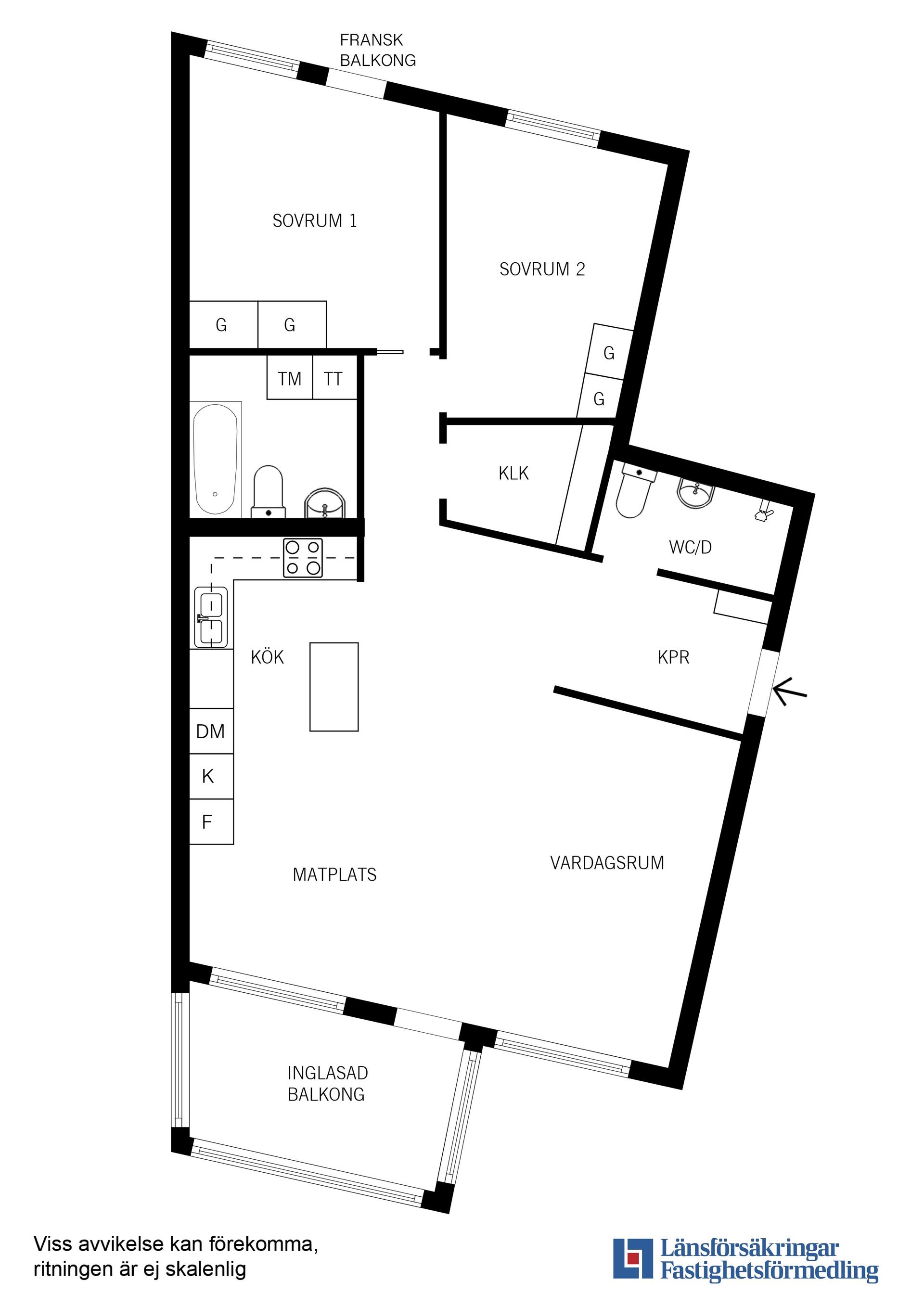 Bostadsrätt, Vantörsvägen 262, Fruängen, Stockholm