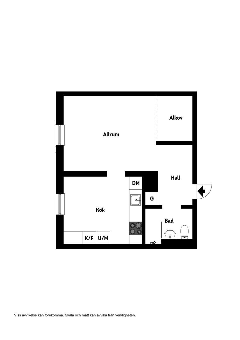 Bostadsrätt, Valldammsgatan 10, Centralt, Trelleborg , Trelleborg
