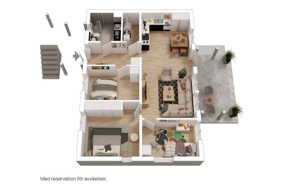 Bostadsrätt, Glaspärlevägen 6F, Stafsinge, Falkenberg