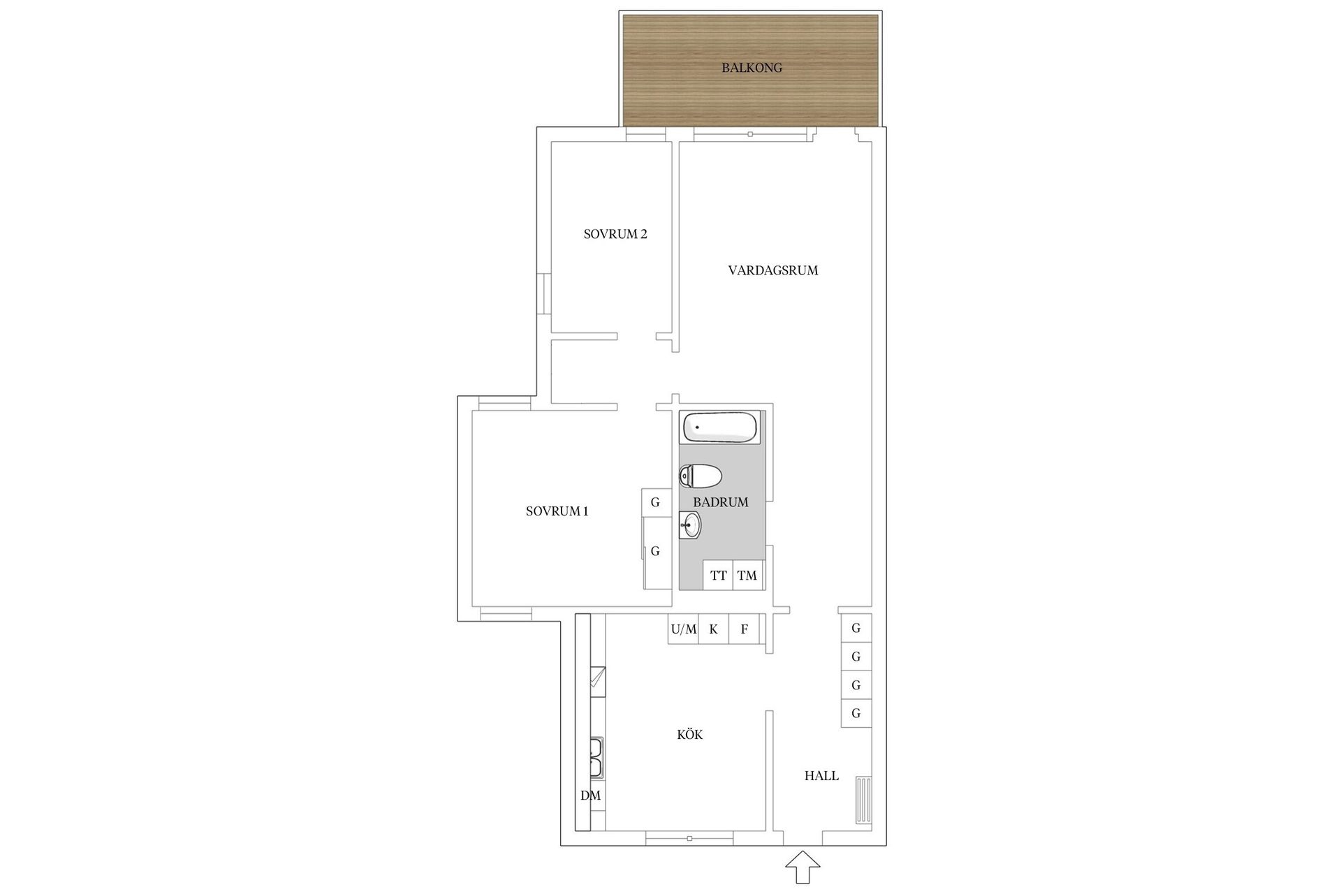 Bostadsrätt, Alpvägen 17, Bromma - Mariehäll, Stockholm