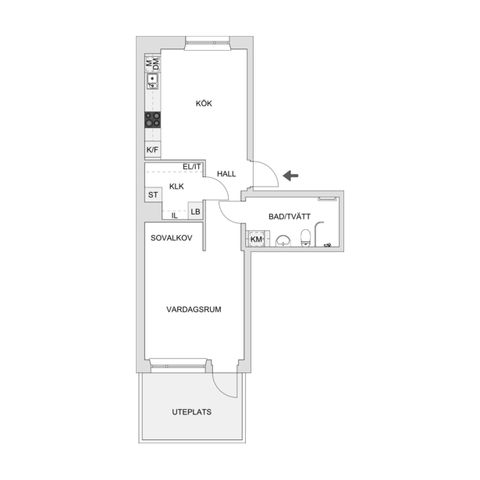 Bostadsrätt, Bratteråsgatan 46, Eriksberg, Göteborg