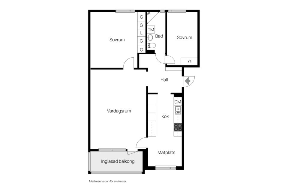 Bostadsrätt, Ängesvägen 5, Sundsvall