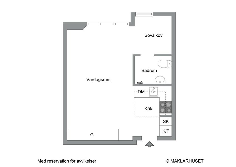 Bostadsrätt, Kungsklippan 11, Kungsholmen, Stockholm