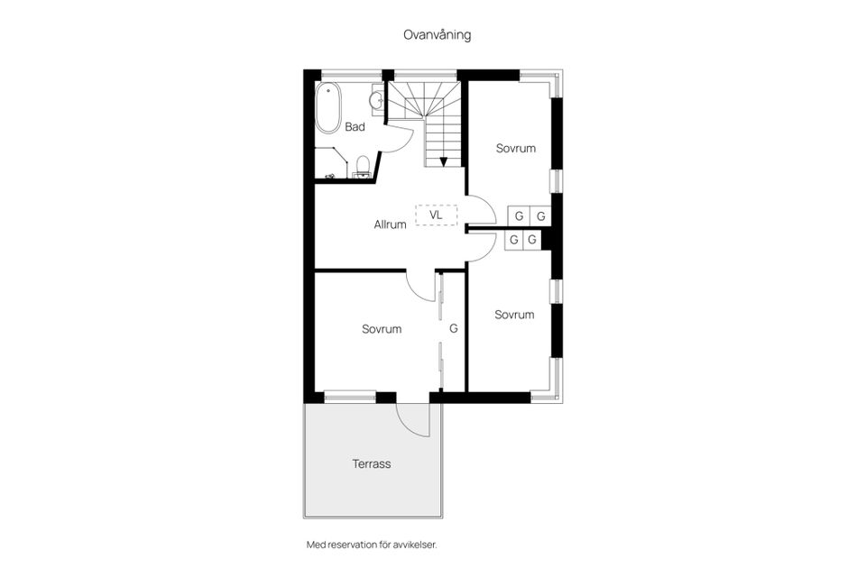 Radhus, Logvägen 65, Albinsro, Halmstad