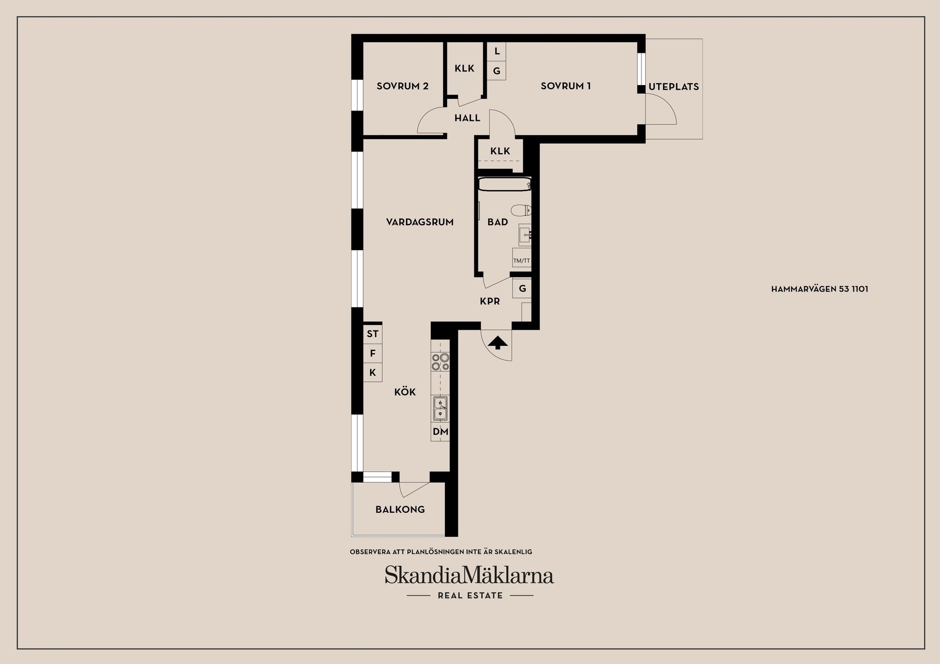 Bostadsrätt, Lansengatan 1, Barkarbystaden, Järfälla