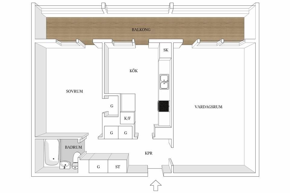 Bostadsrätt, Von Lingens väg 6, Rosengård, Malmö
