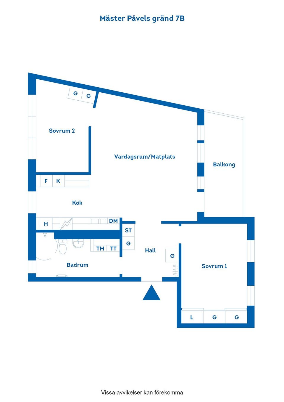 Bostadsrätt, Mäster Påvels gränd 7B, Centralt, Norrköping