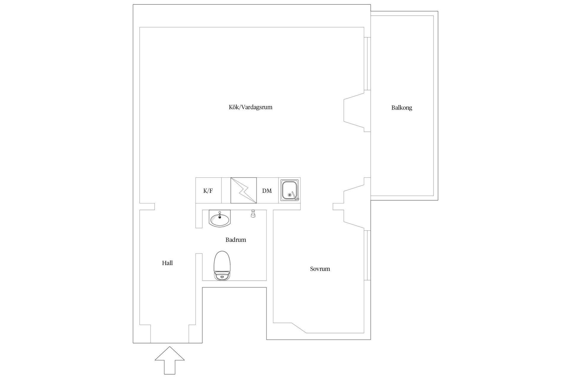 Bostadsrätt, Inedalsgatan 2A, 2tr, Kungsholmen - Fridhemsplan, Stockholm