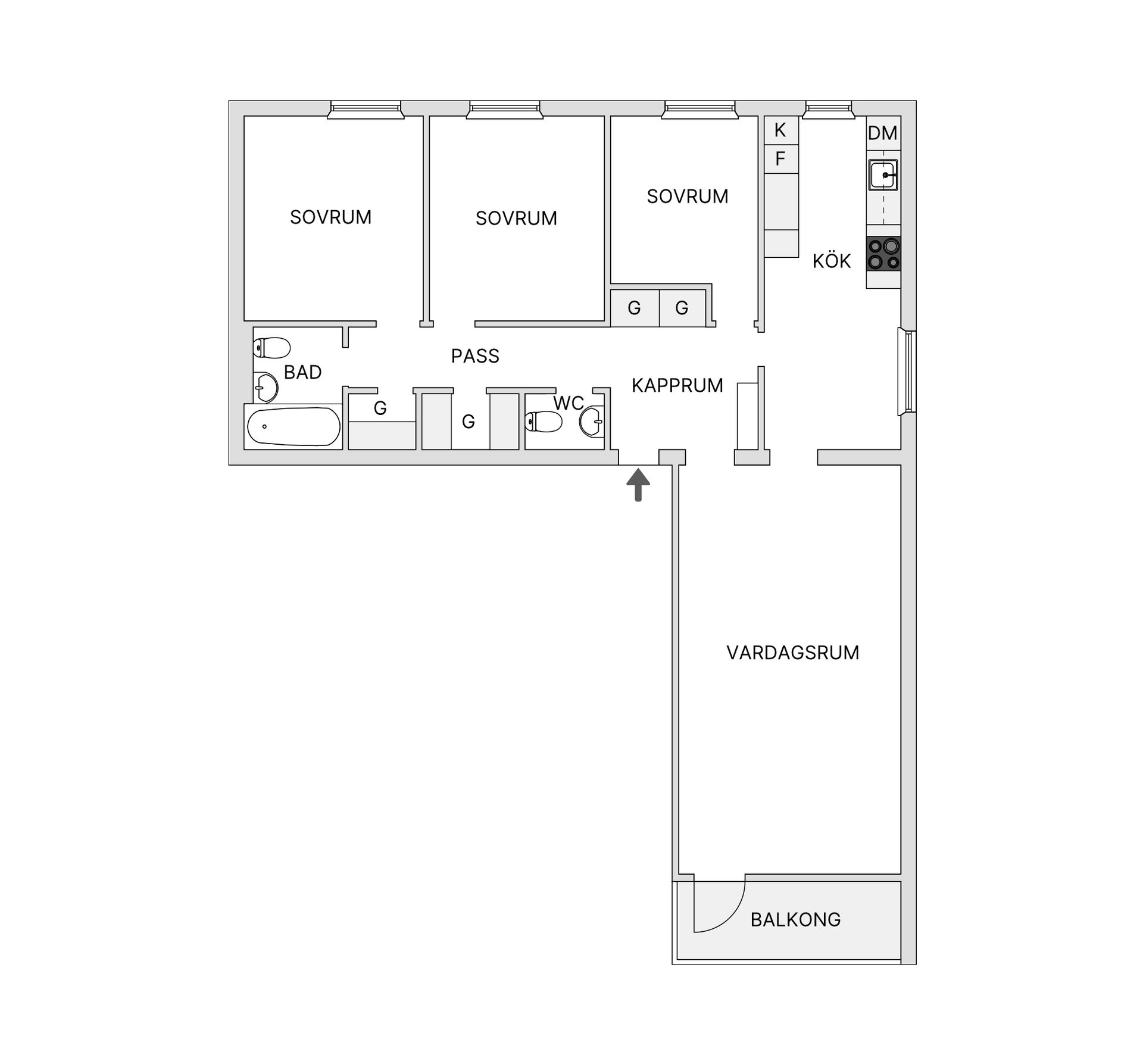 Bostadsrätt, Lorensborgsgatan 5F, Lorensborg, Malmö