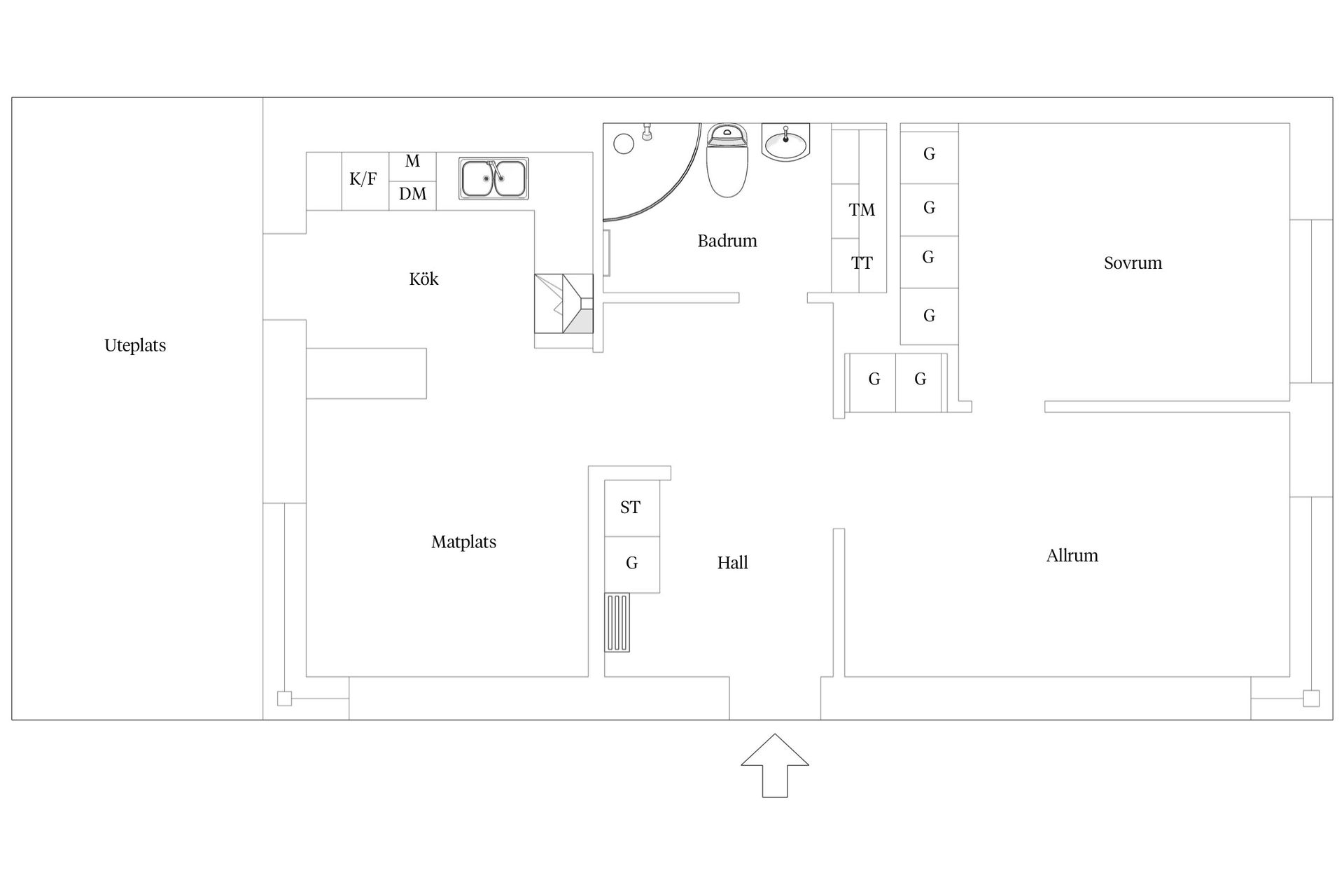 Bostadsrätt, Segerstadsvägen 70C, Hovshaga, Växjö