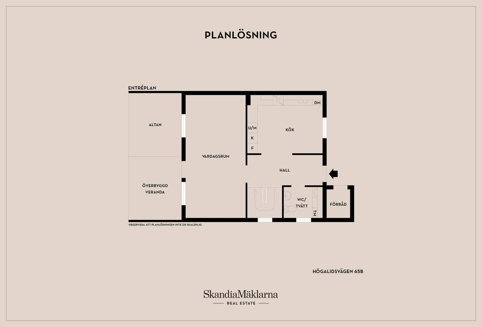 Radhus, Högalidsvägen 65B, Högalid, Kävlinge