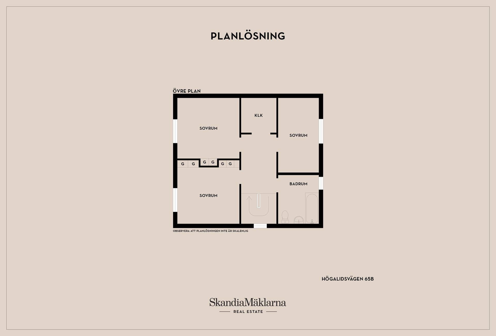 Radhus, Högalidsvägen 65B, Högalid, Kävlinge