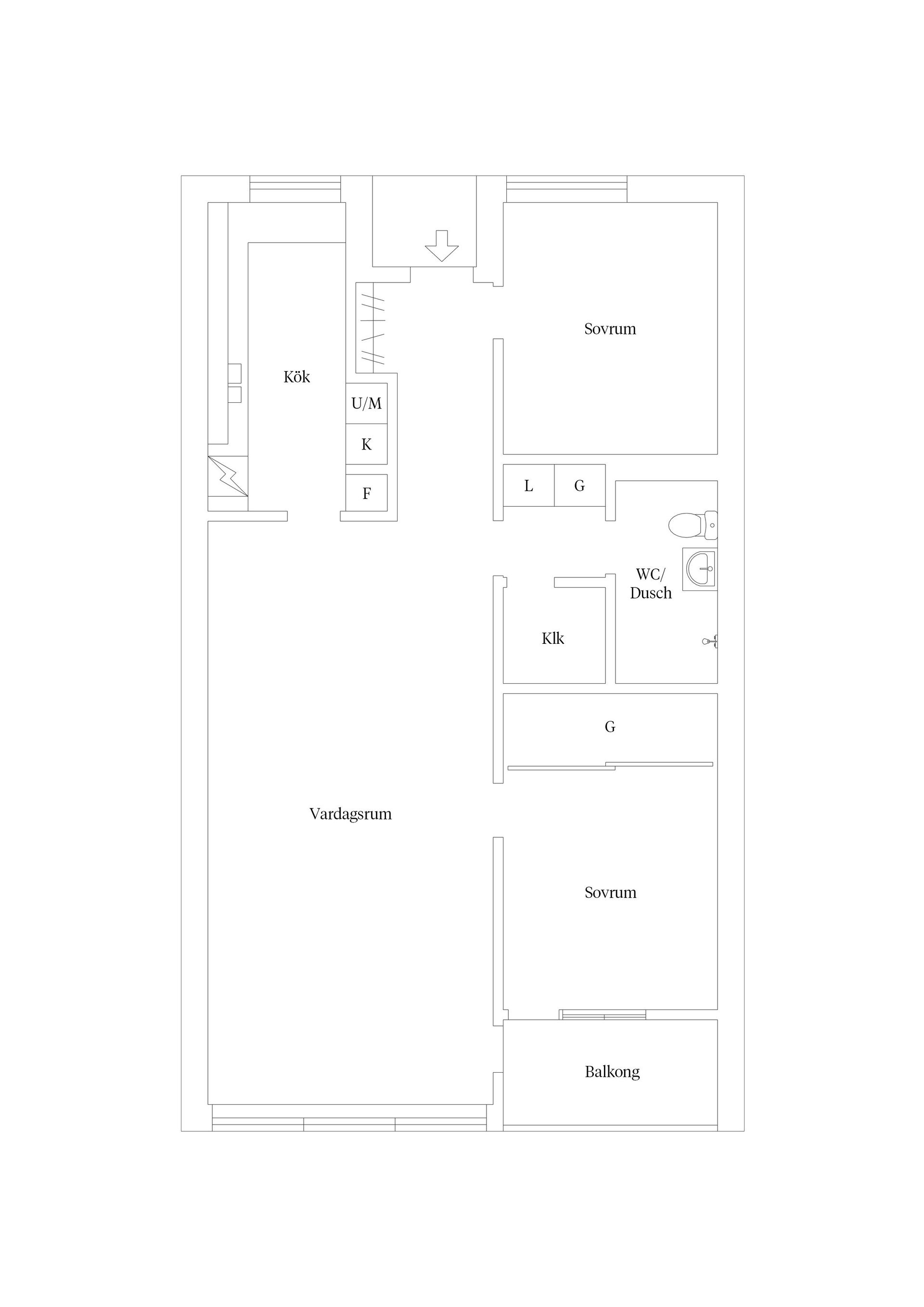 Bostadsrätt, Vretgränd 14G, Centrum Uppsala, Uppsala
