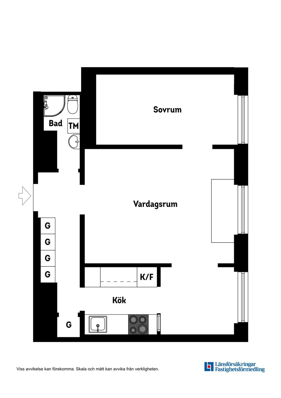 Bostadsrätt, Siargatan 17,  Stockholm – Södermalm, Stockholm