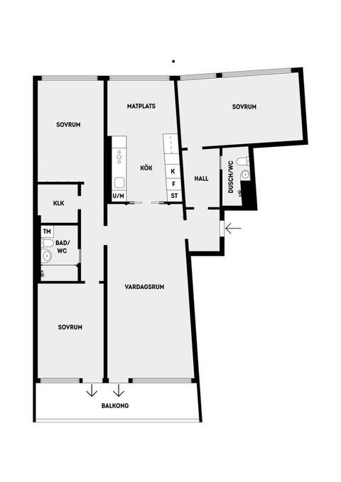 Bostadsrätt, Kometvägen 13, 6tr, Grindtorp, Täby