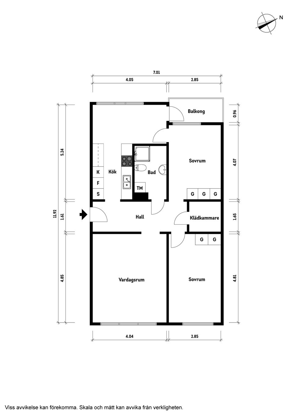 Bostadsrätt, Knektegårdsgatan 55B, Brogården/Solängen, Alingsås