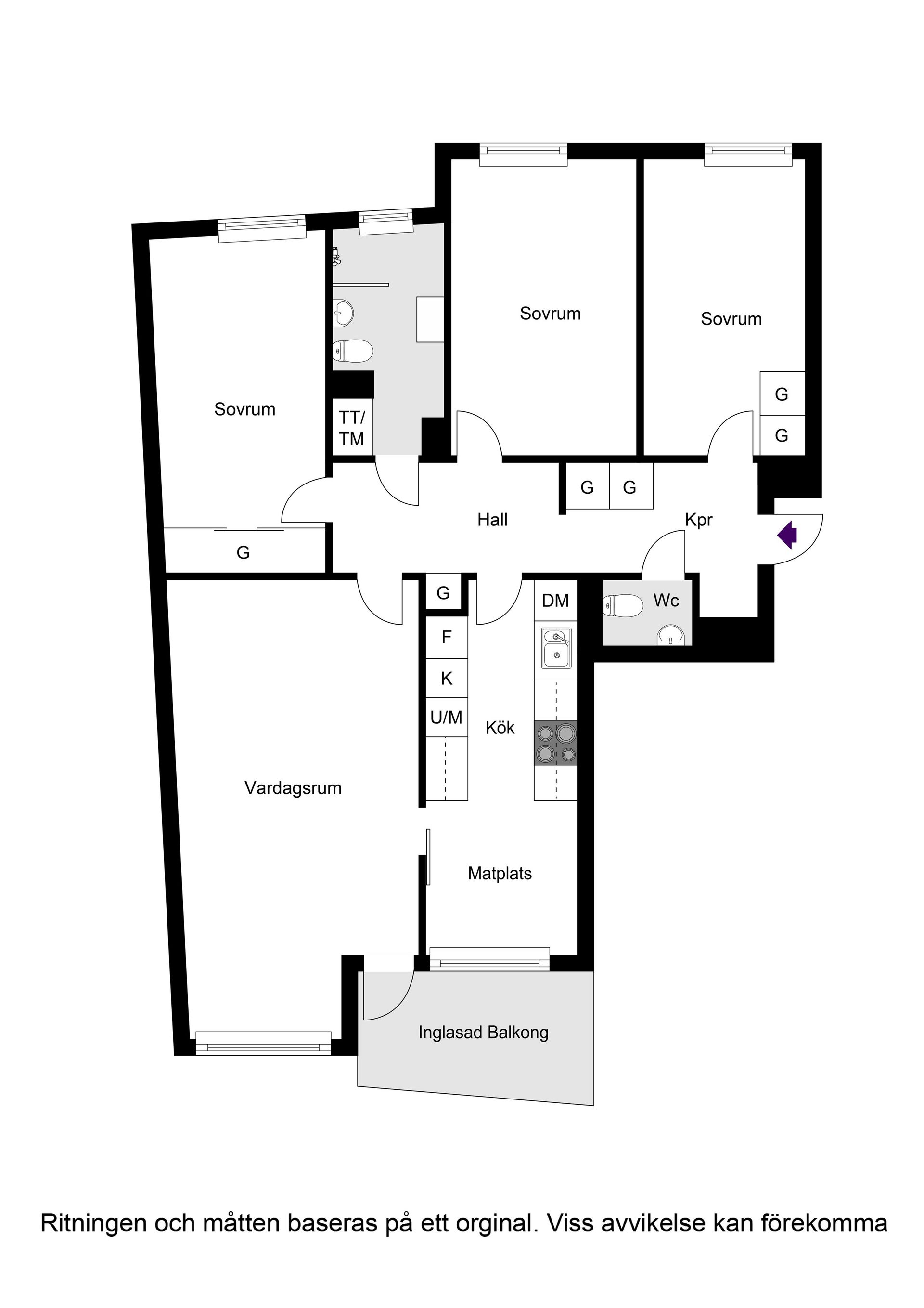 Bostadsrätt, Svetsarvägen 7, Kallhäll, Järfälla