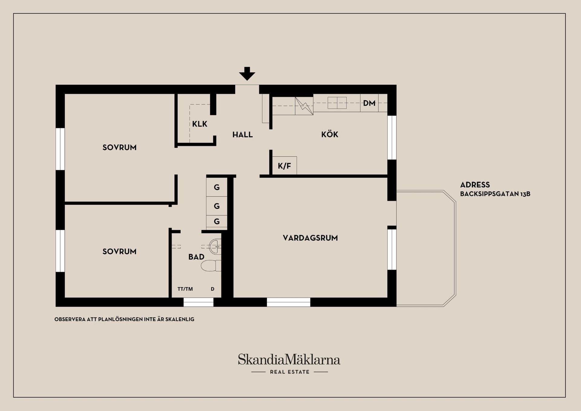Bostadsrätt, Backsippsgatan 13B, Gideonsberg, Västerås