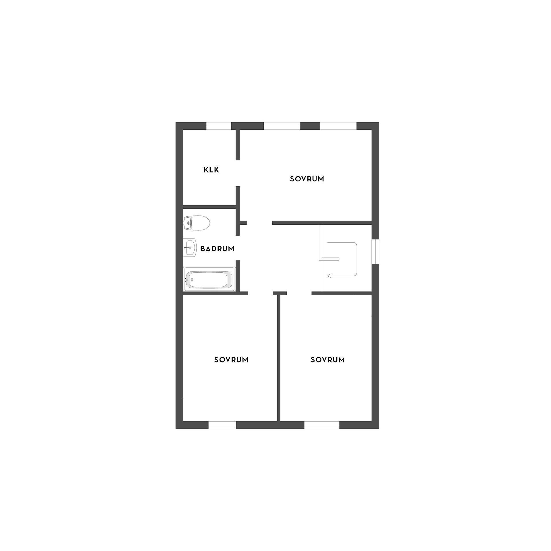 Radhus, Blåhallonvägen 19B, Strängnäs