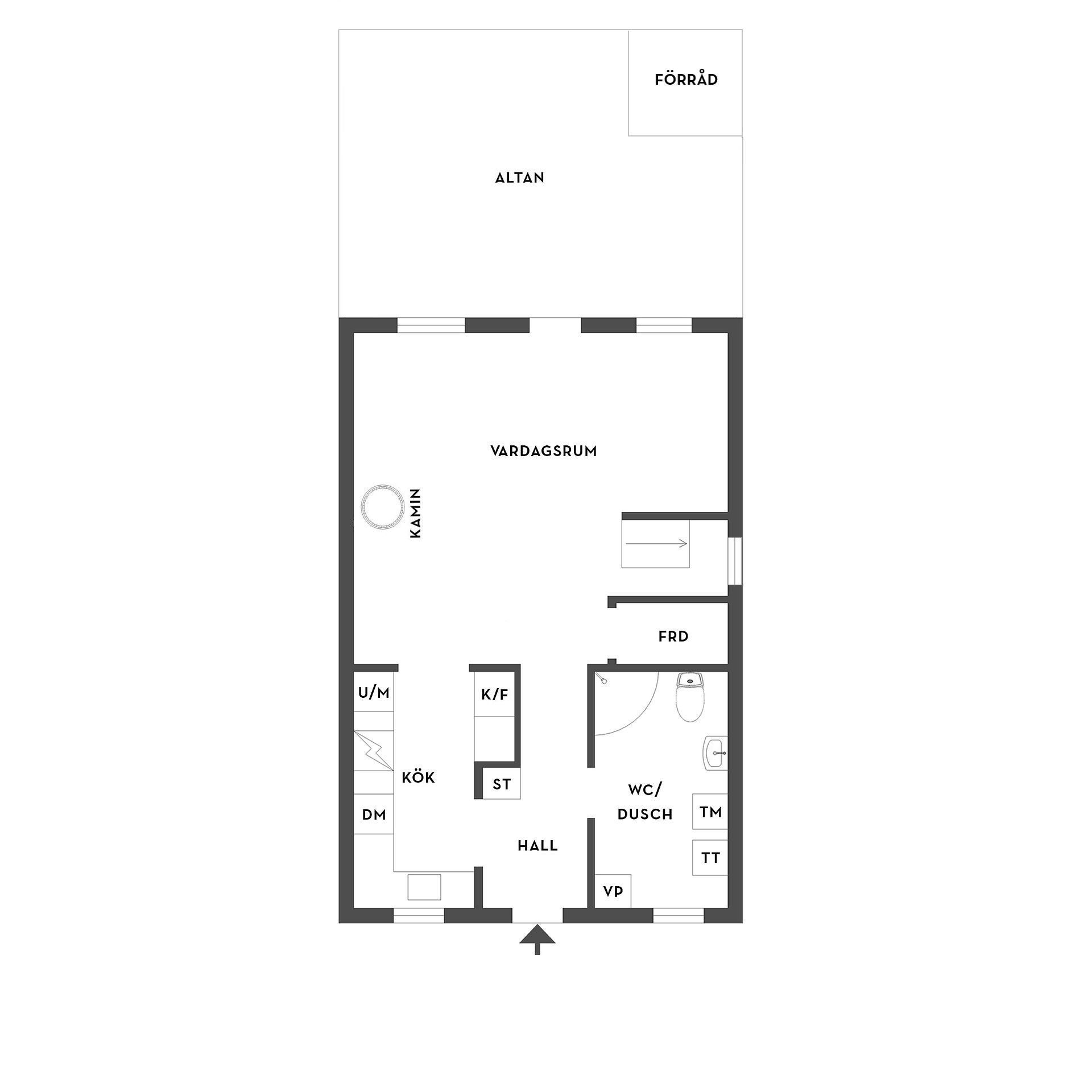 Radhus, Blåhallonvägen 19B, Strängnäs
