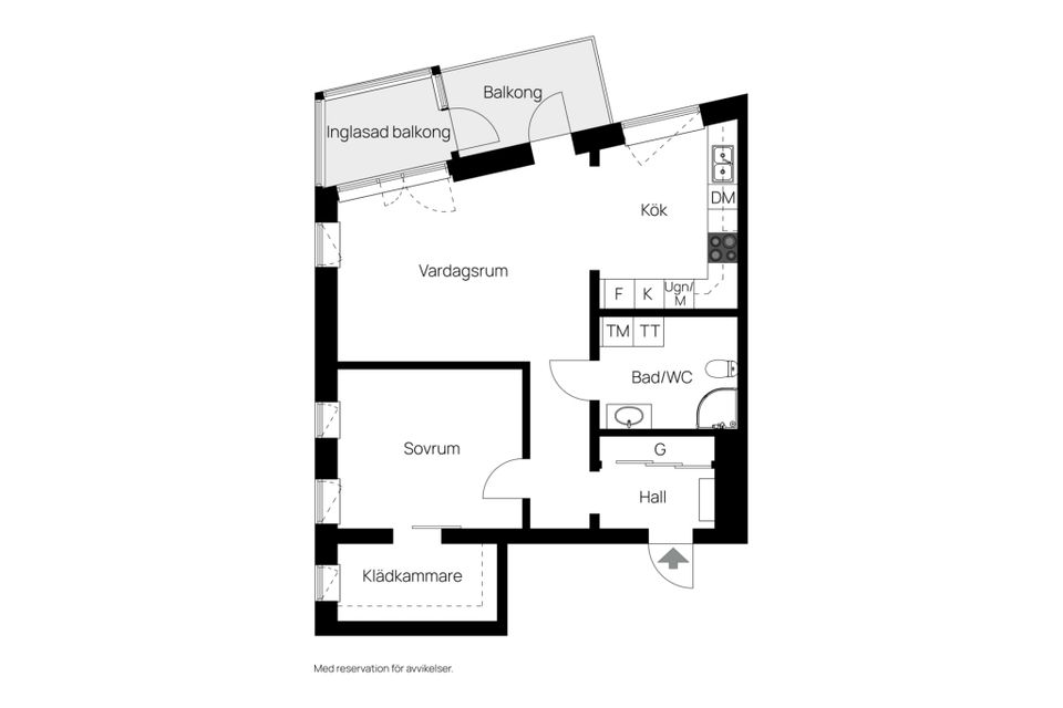 Bostadsrätt, Erstagatan 6, Centralt, Sundsvall
