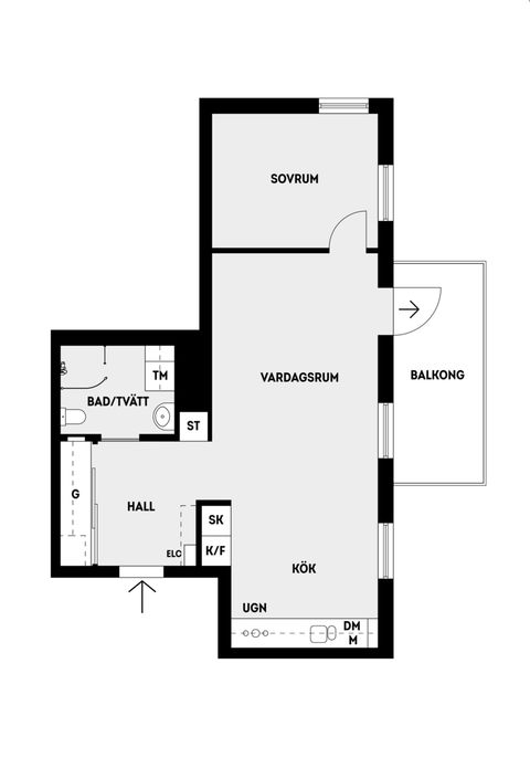 Bostadsrätt, Nytorpsvägen 44, 6tr, Näsbypark, Täby