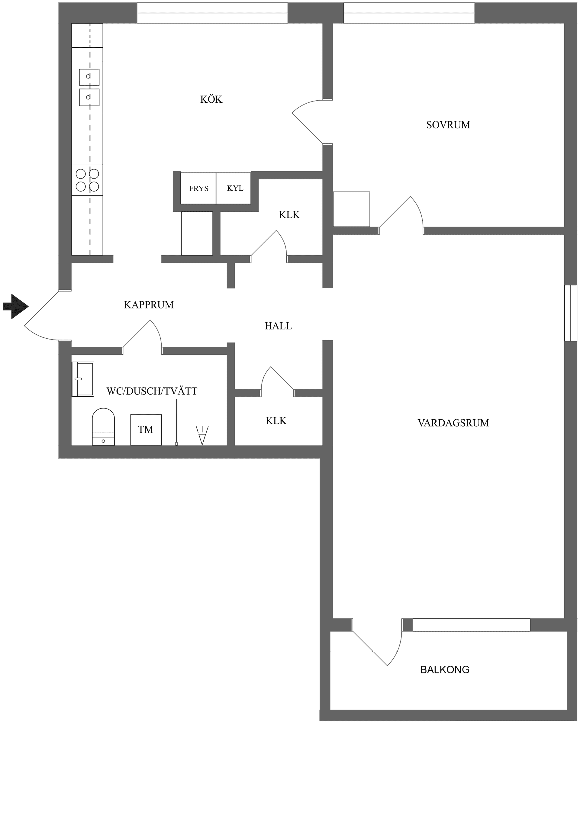 Bostadsrätt, Grebyvägen 29, Greby, Norrköping