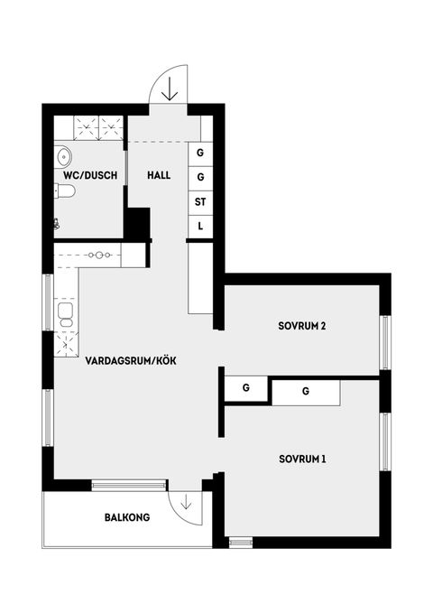 Bostadsrätt, Smidesvägen 10 B, Åby Ängar, Vallentuna
