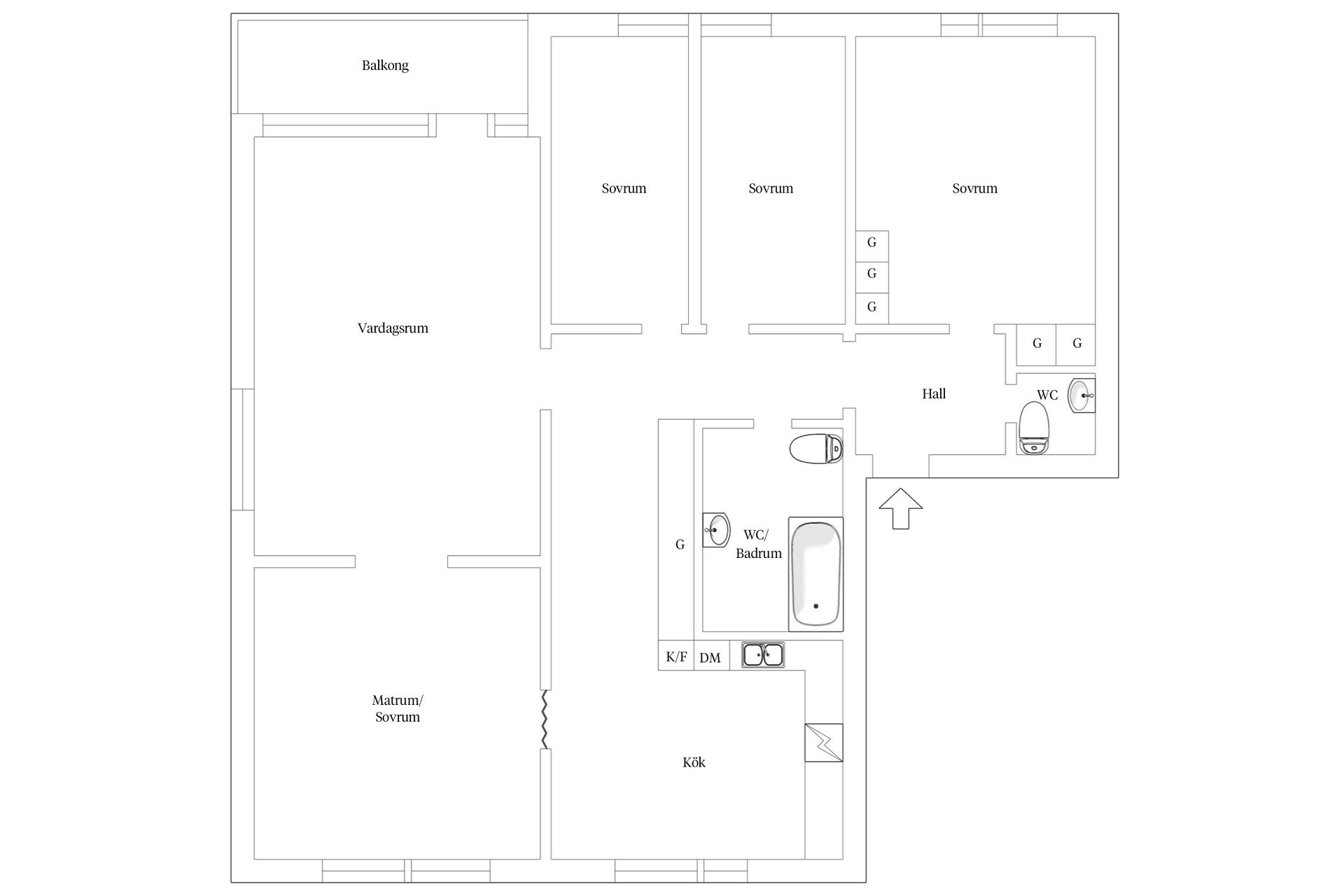 Bostadsrätt, Råbyvägen 32C, Nilstorp, Lund