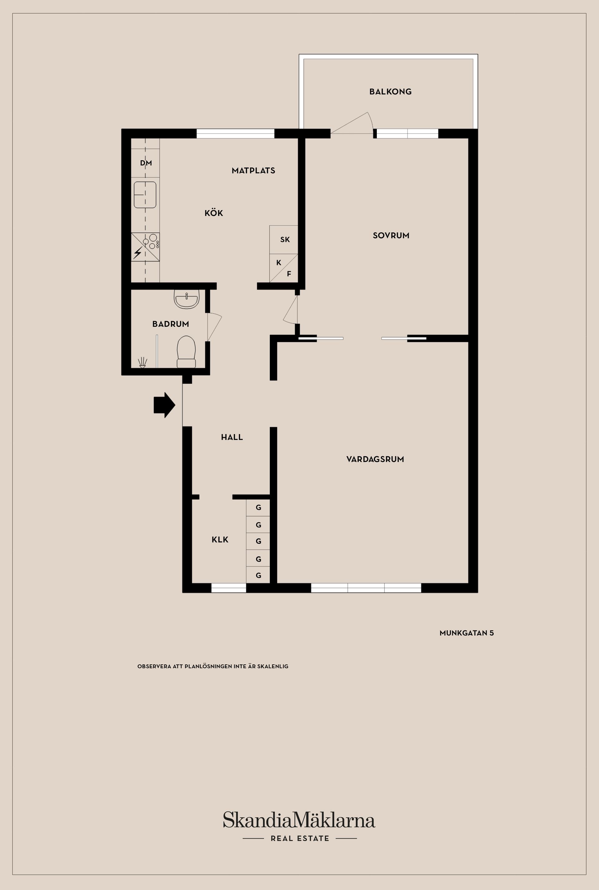 Bostadsrätt, Munkgatan 5, Norrängen, Jönköping