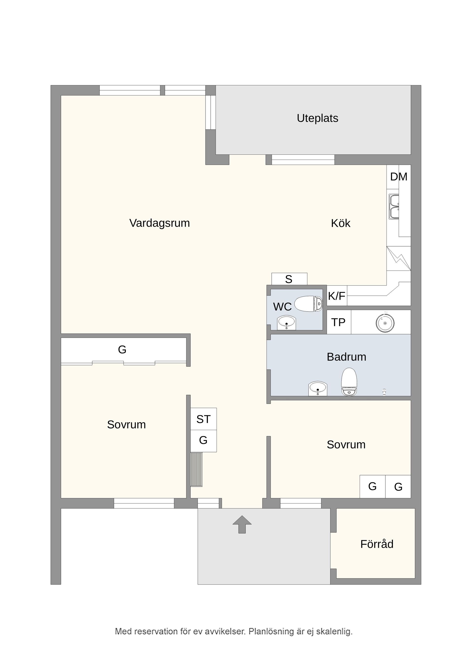 Radhus, Oxbärsvägen 14A, Åhus - Södra Äspet, Kristianstad