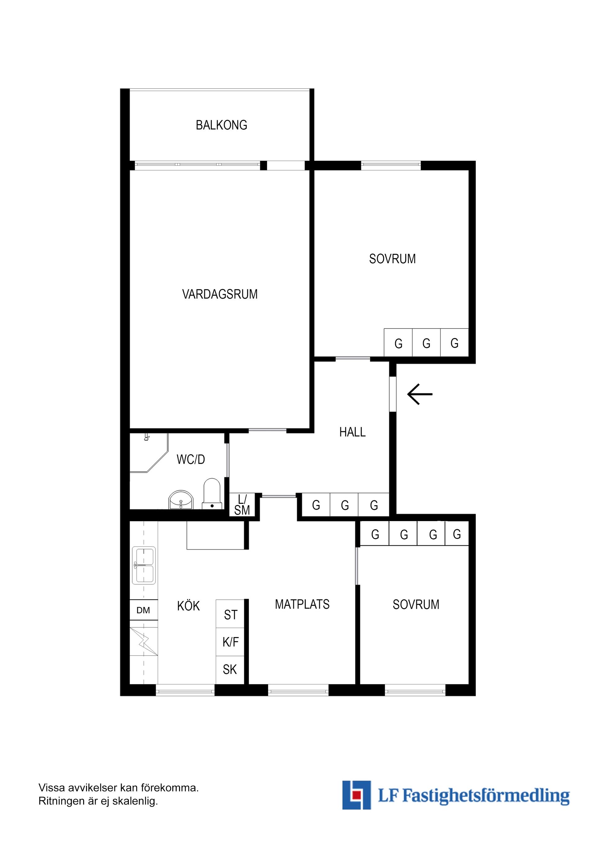 Bostadsrätt, Kruthornsvägen 44B, Edsberg, Sollentuna
