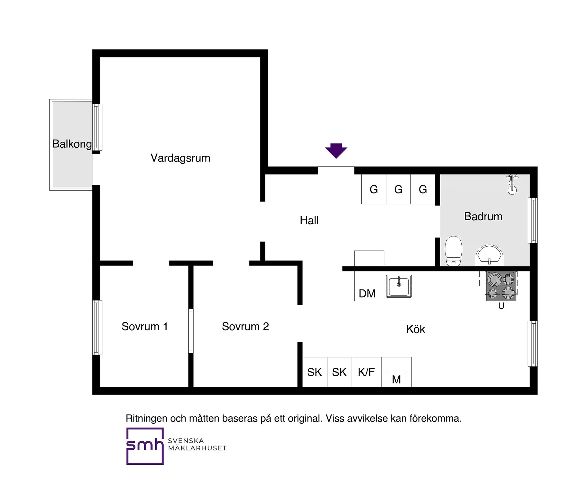Bostadsrätt, Bäckaskiftsvägen 60, Enskede - Stureby, Stockholm