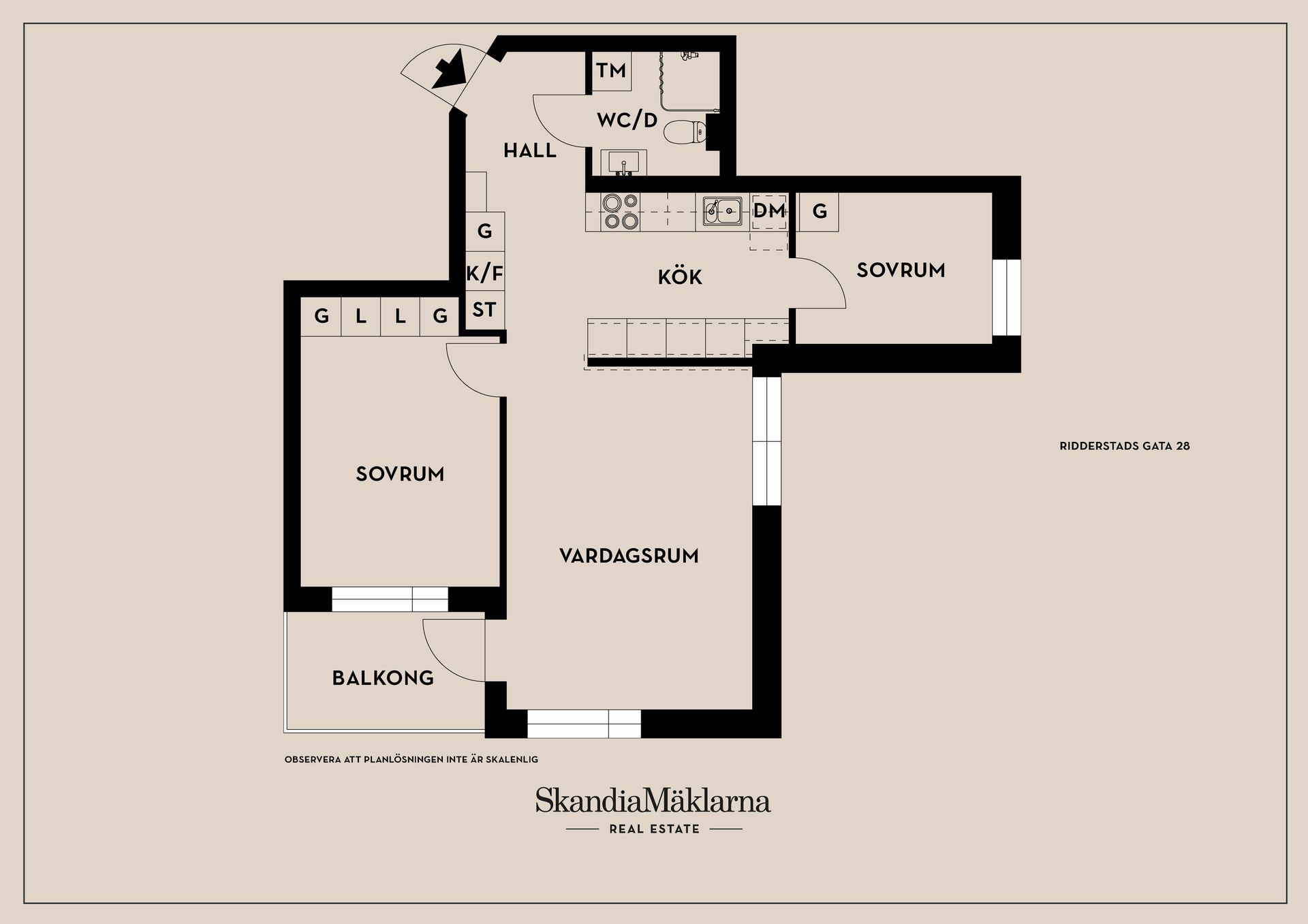 Bostadsrätt, Ridderstads gata 28, Berga, Linköping
