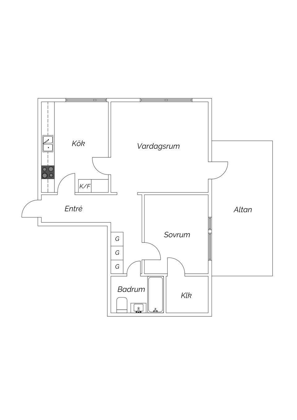 Bostadsrätt, Munkegärdegatan 126, Kungälv