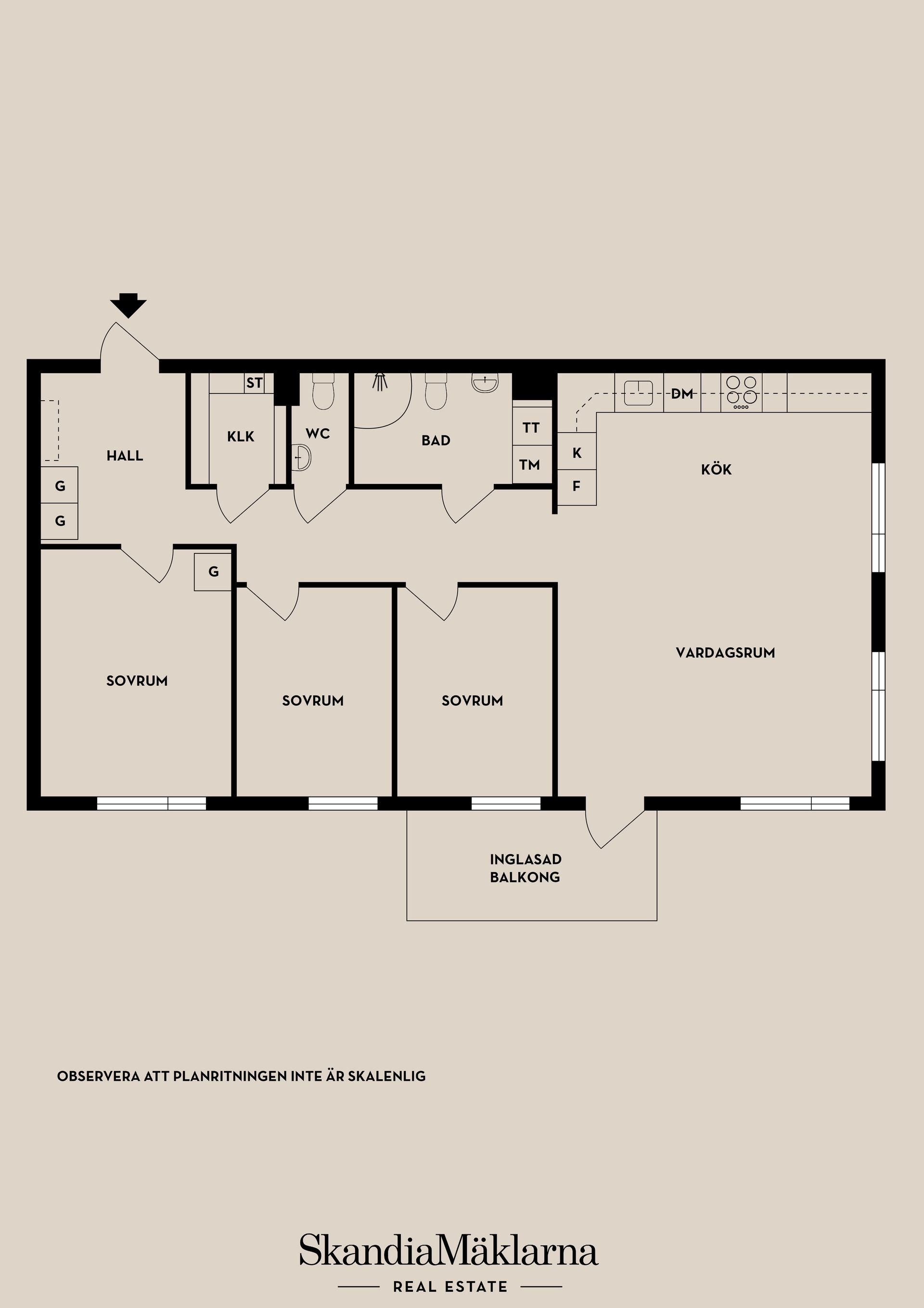 Bostadsrätt, Kyrkogatan 9, Vån 4/4, Centrala Sundbyberg, Sundbyberg