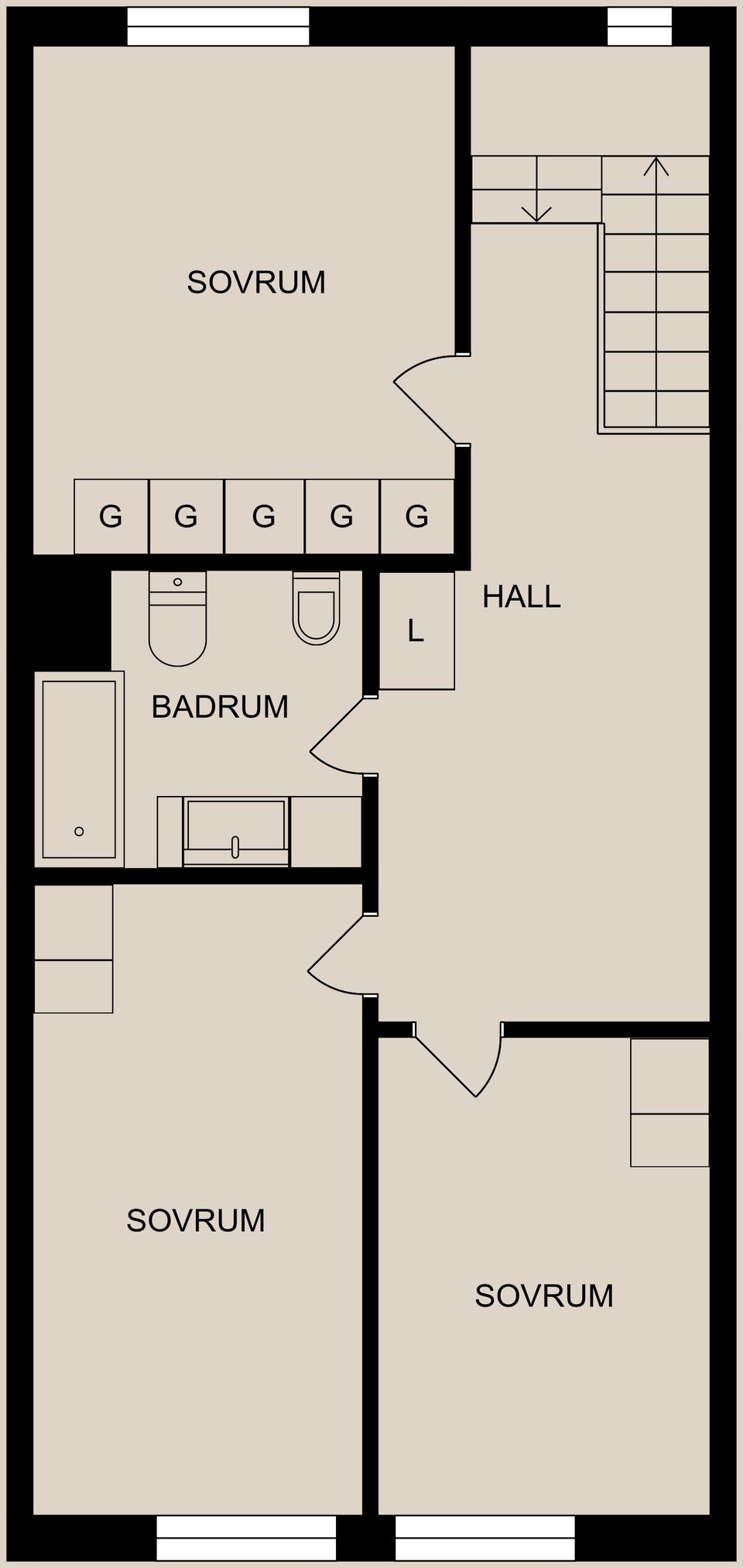 Radhus, Lidaleden 320, Smedby, Norrköping