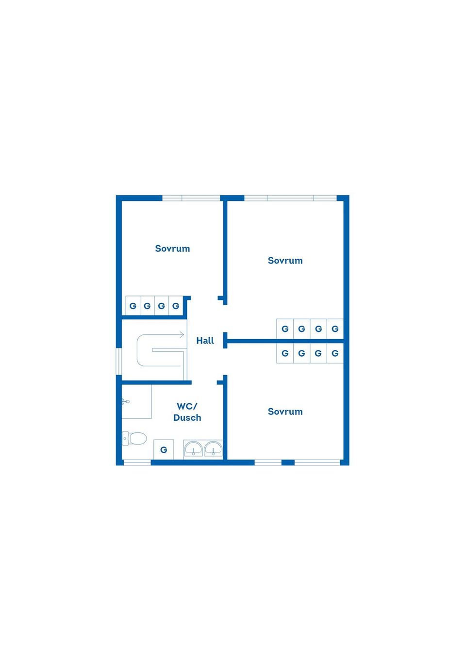 Villa, Radhus, Guldvingestigen 8, Åleryd, Linköping