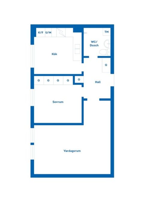 Bostadsrätt, Sörbygatan 67G, Söder, Gävle