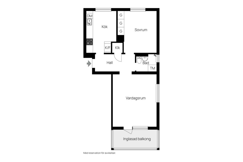 Bostadsrätt, Strengbergsgatan 36 D, Brännan, Härnösand
