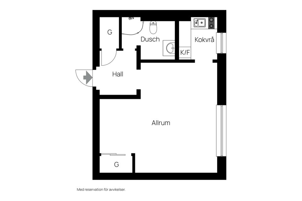 Bostadsrätt, Hovsgatan 15 B, Centrum, Härnösand