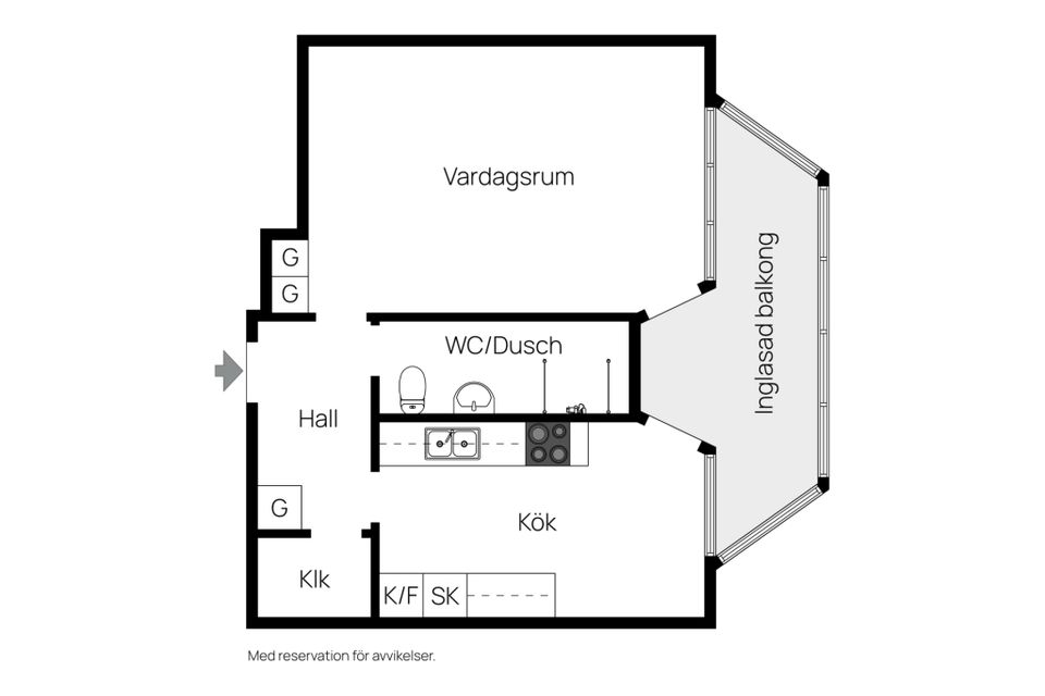 Bostadsrätt, Köpmansgatan 3b, Centrum, Falkenberg