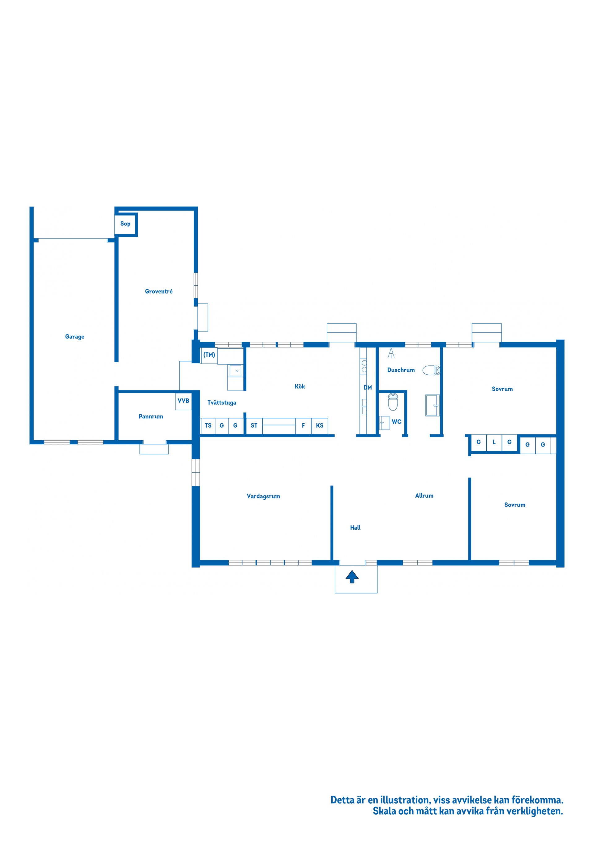 Villa, Bjurtorpsvägen 3, Bjuren, Flen