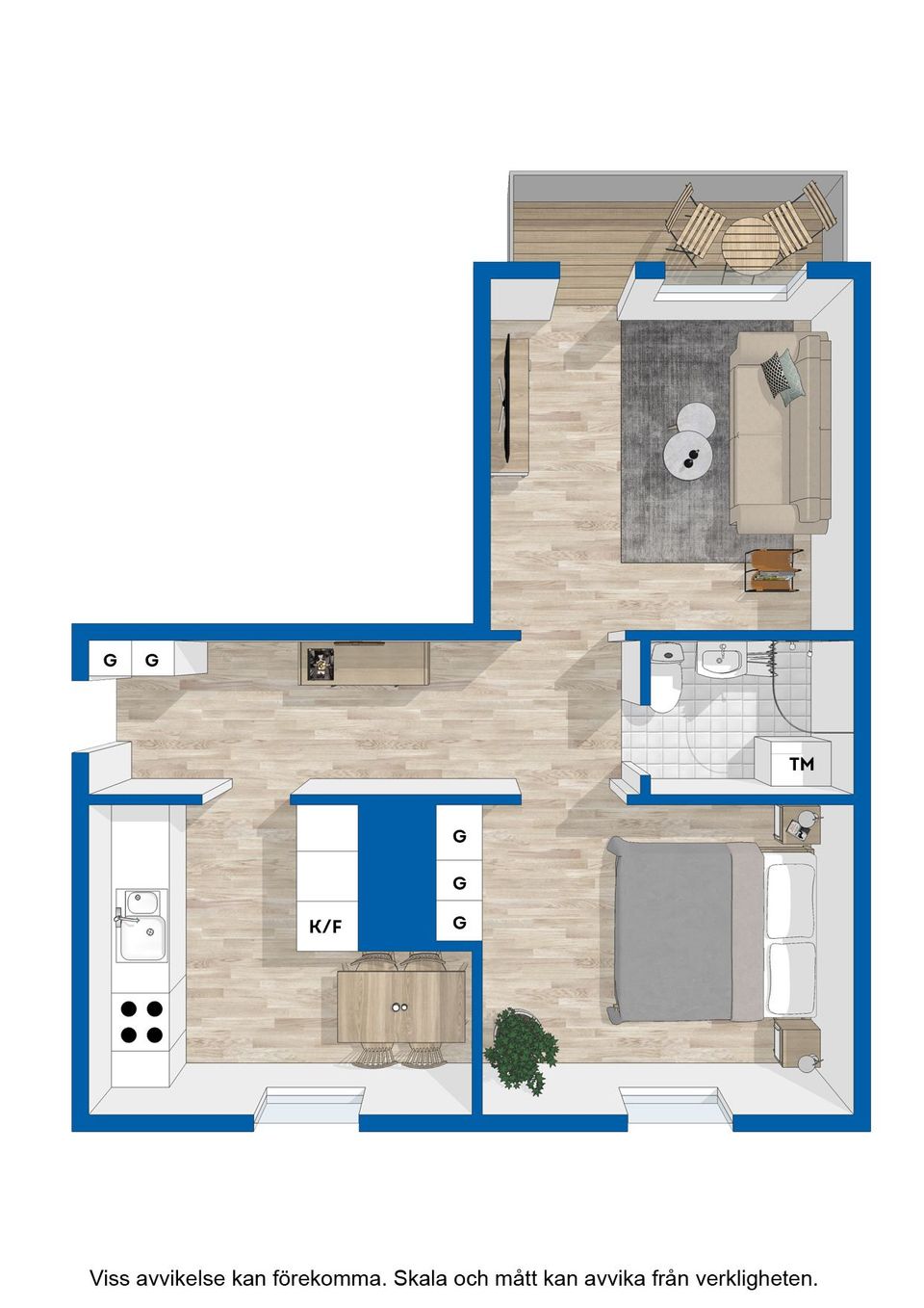 Bostadsrätt, Åkargatan 6B, Hedemora