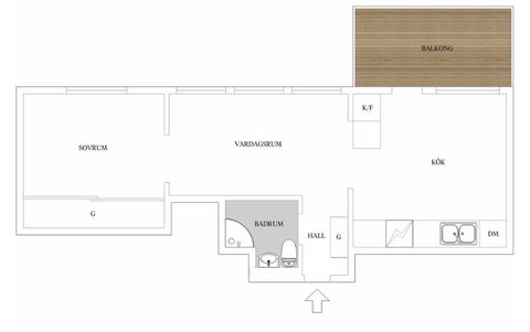 Bostadsrätt, Regnstigen 14, Rudviken, Solna