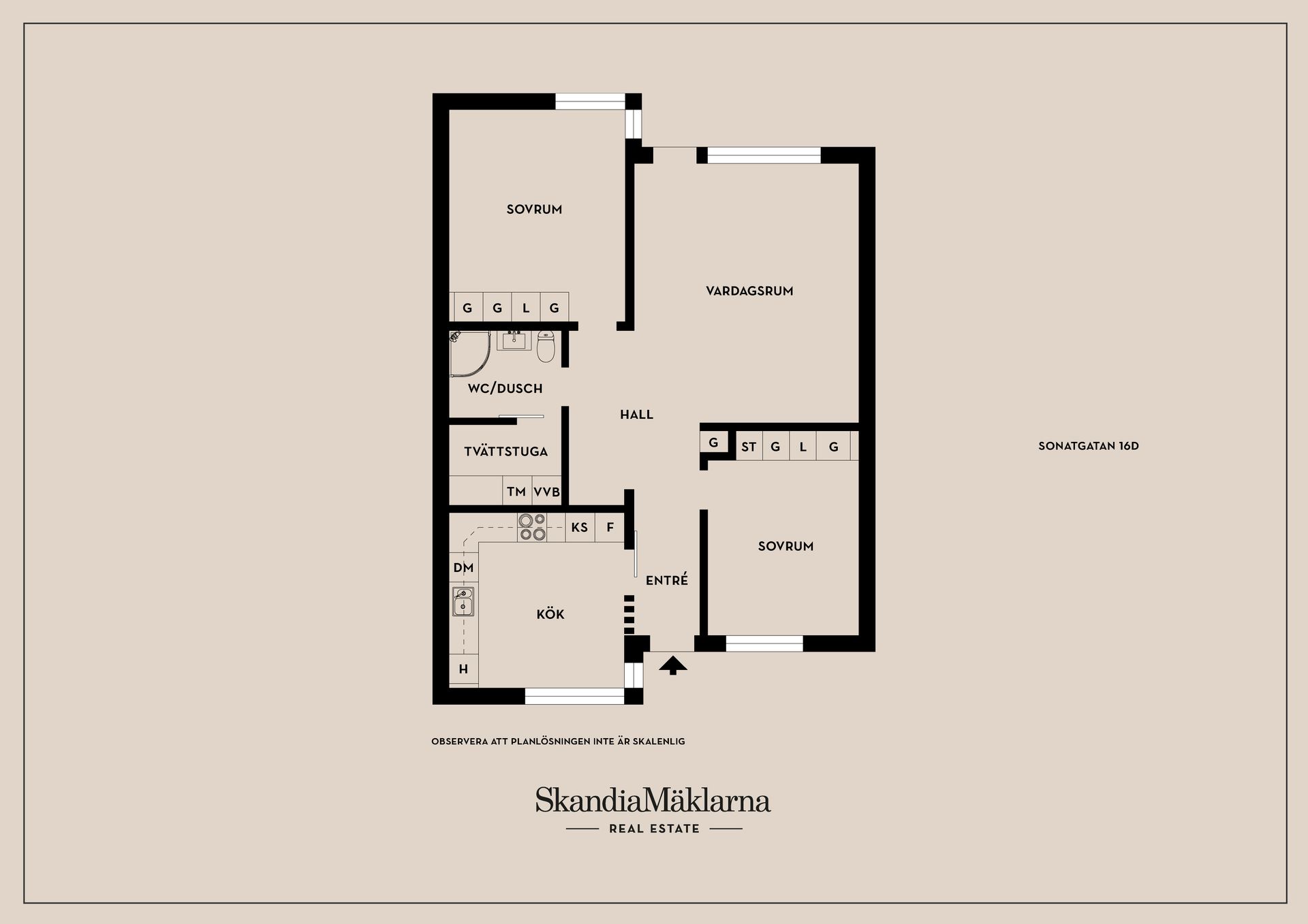 Bostadsrätt, Sonatgatan 16D, Hestra, Borås