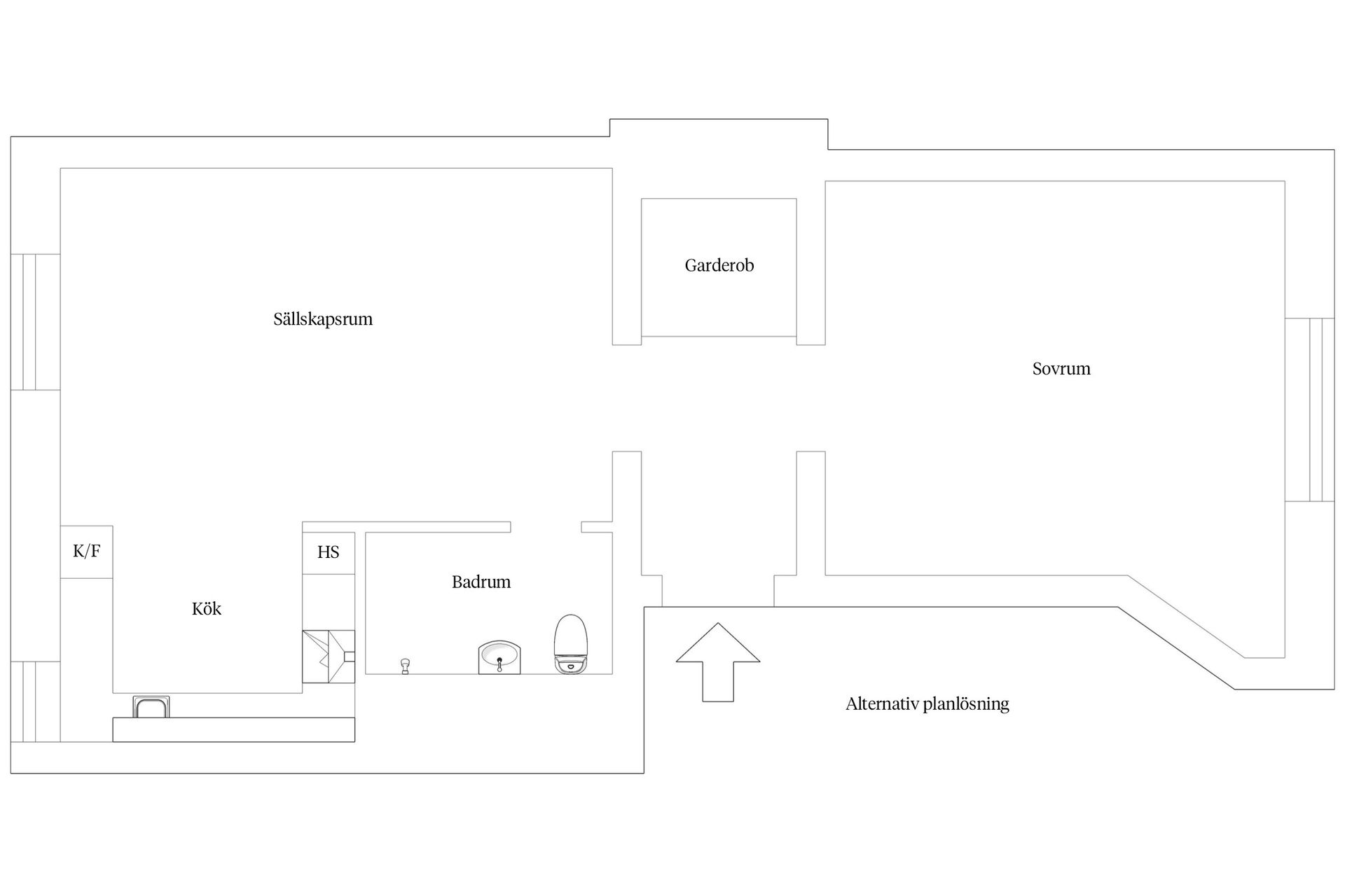 Bostadsrätt, Mariedalsvägen 7C, Ribersborg, Malmö